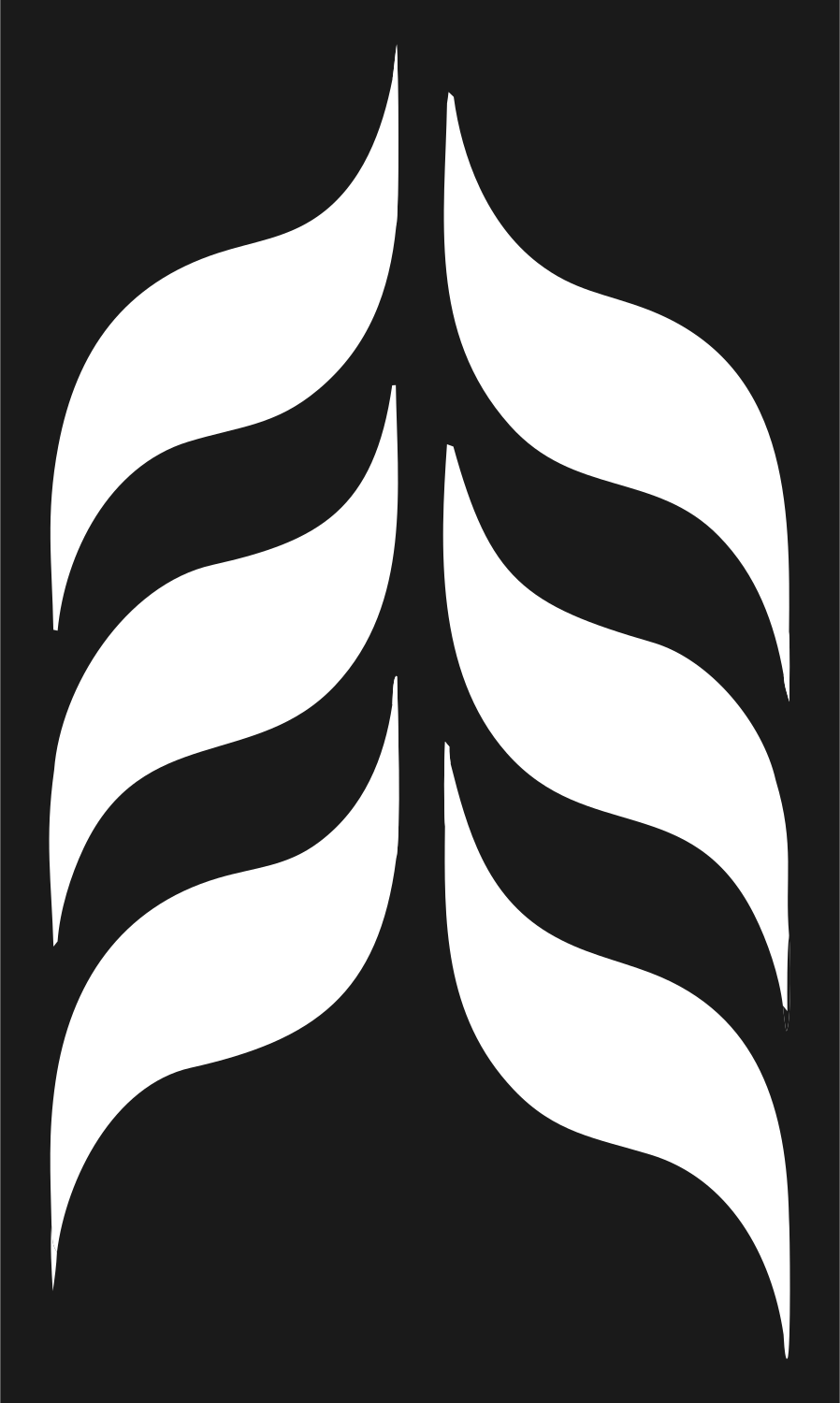 Feather Leaf Pictogram Logo #1a1a1a/#ffffff