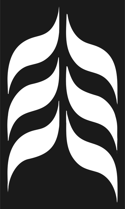 Feather Leaf Pictogram Logo #1a1a1a/#ffffff