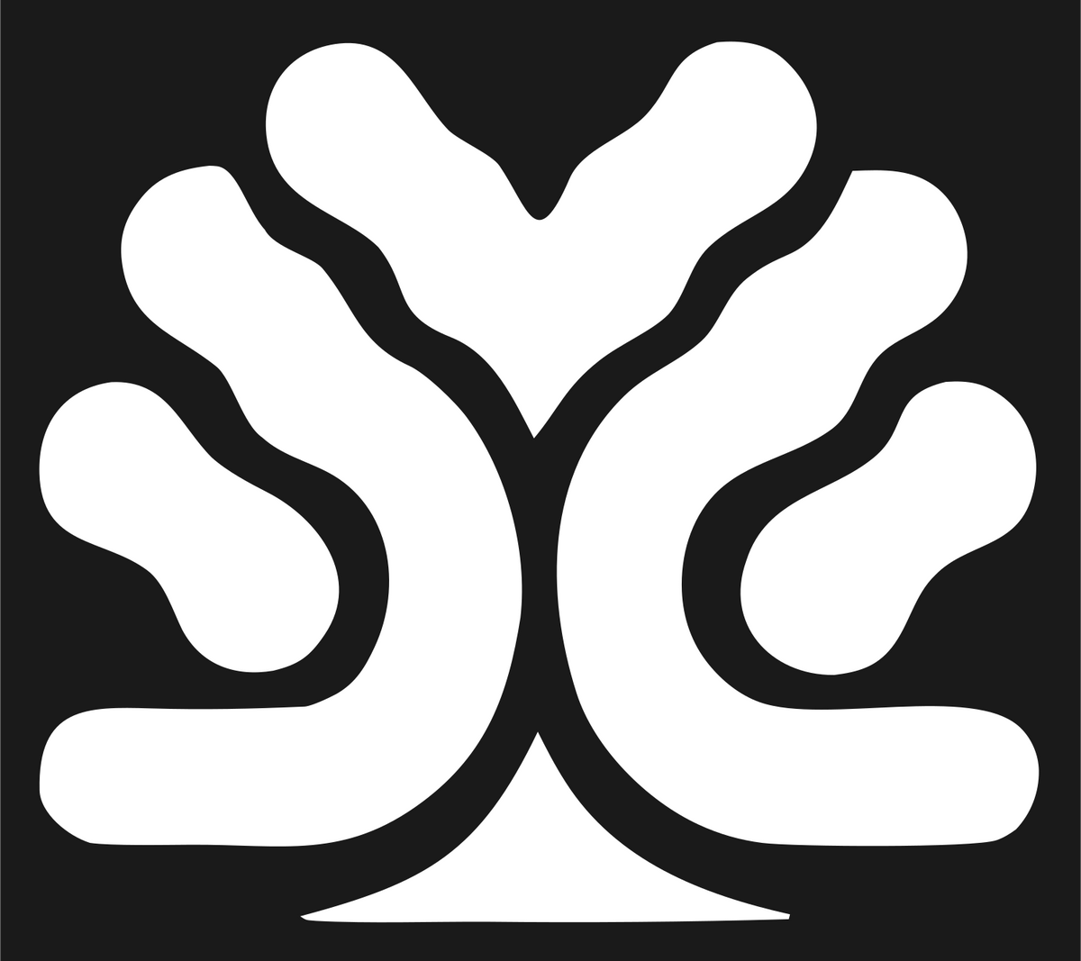 Spreading Oak Tree Logo #1a1a1a/#ffffff