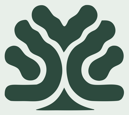 Spreading Oak Tree Logo #e8efe9/#2d4a3e