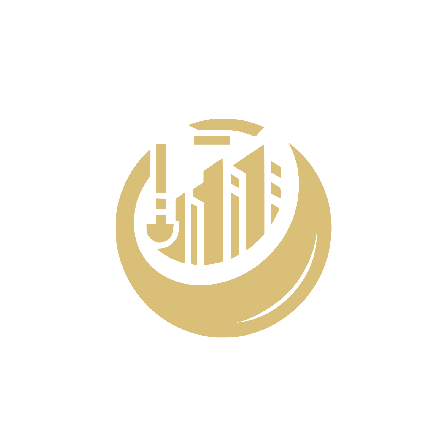 Urban Construction Logo #D9BF77