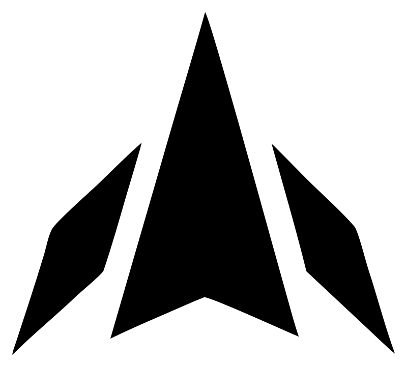 Rocket Thrust Arrow Logo