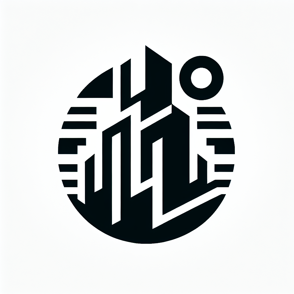 Building with Sun in Circle Logo