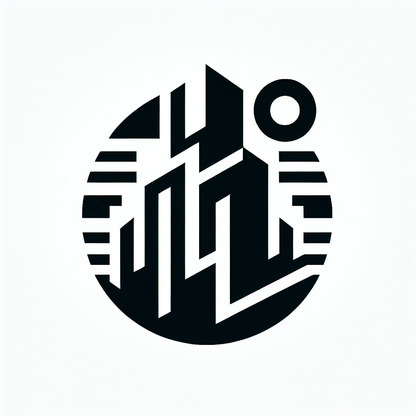 Building with Sun in Circle Logo