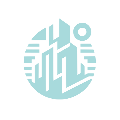 Building with Sun in Circle Logo #A8DADC