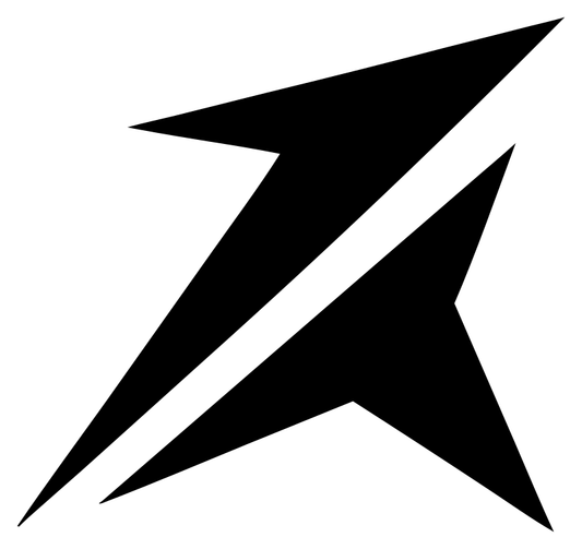 Slashed Z Shape Logo