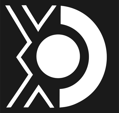 Circle Arc Chevron Logo #1a1a1a/#ffffff