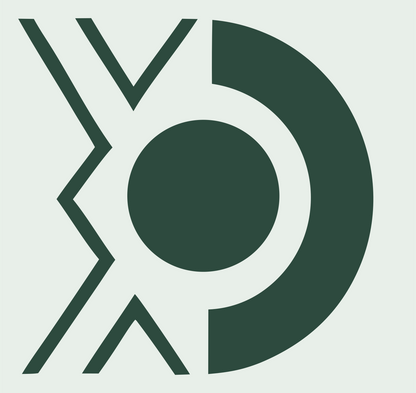 Circle Arc Chevron Logo #e8efe9/#2d4a3e