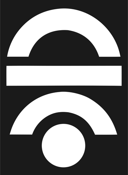Half Arc Horizon Logo #1a1a1a/#ffffff