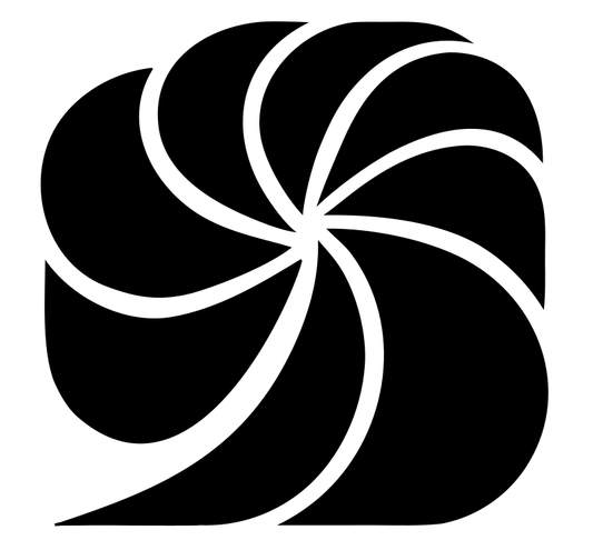 Spinning Pinwheel Daisy Logo