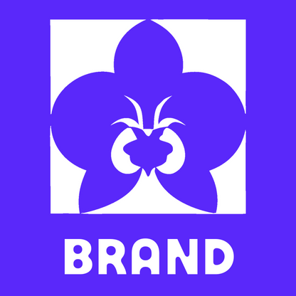 Orchid Negative Space Logo preview