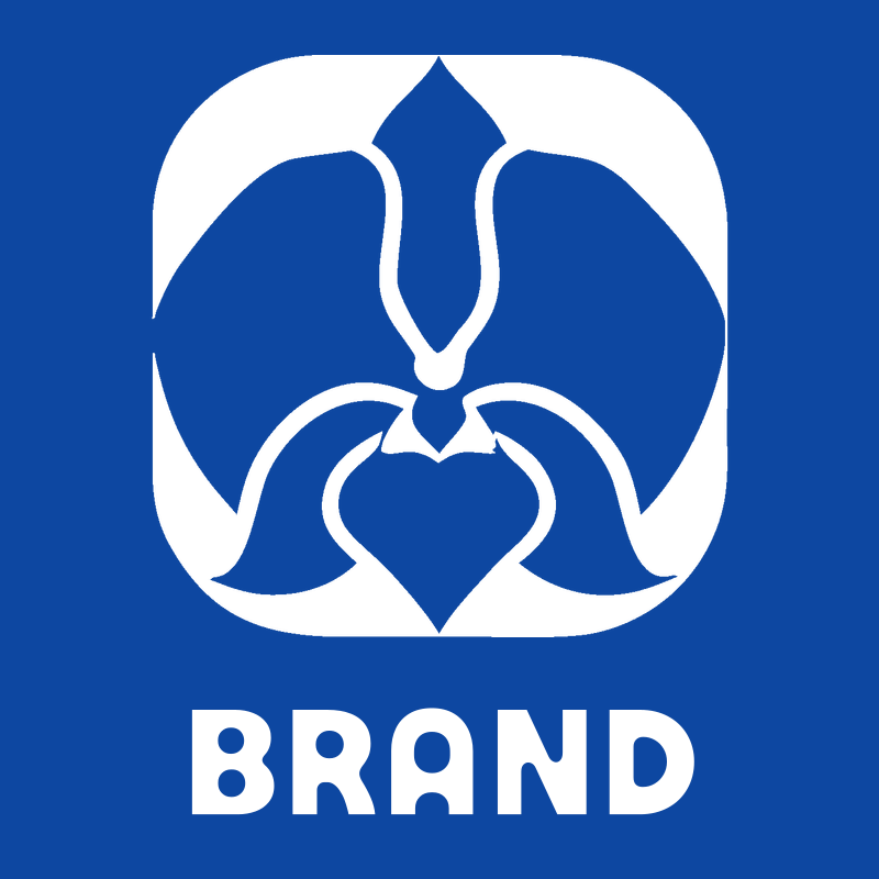 Orchid Heart Negative Space Logo preview