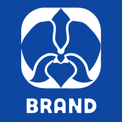 Orchid Heart Negative Space Logo preview