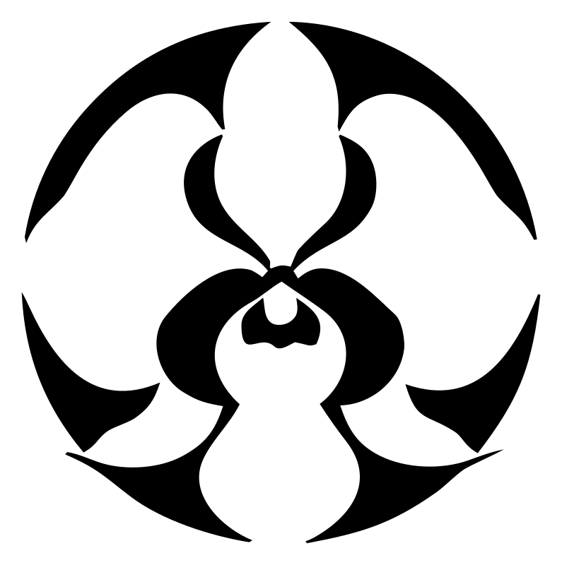 Tribal Orchid Circular Logo