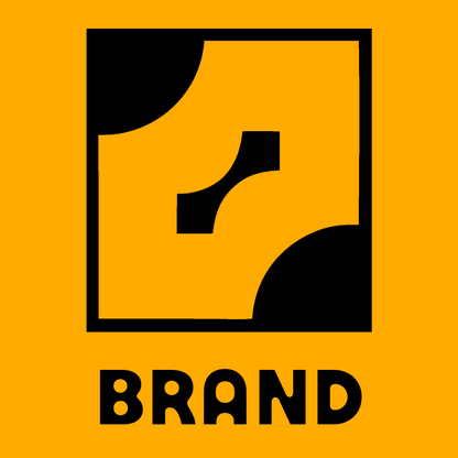 Brutalist Yin Yang Logo preview