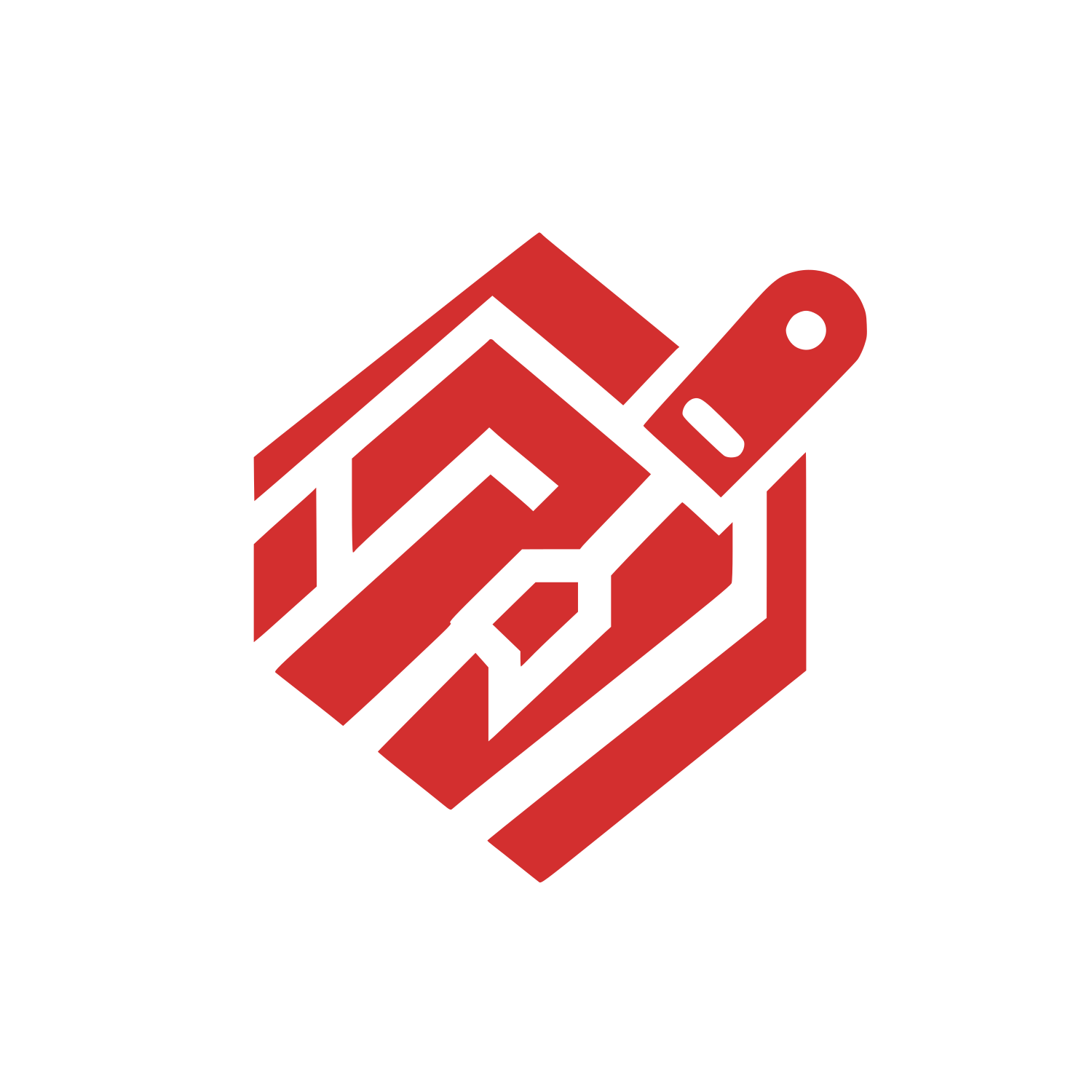 Tool Shape Logo #D32F2F