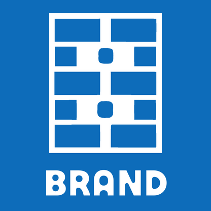 Brick Grid Yin Yang Logo preview
