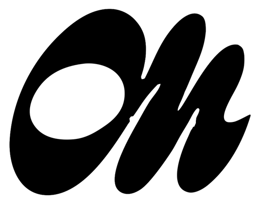 Cursive Om Symbol Logo
