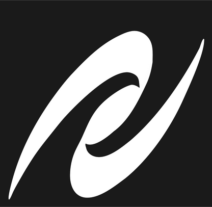 Swirling Om Spiral Logo #1a1a1a/#ffffff