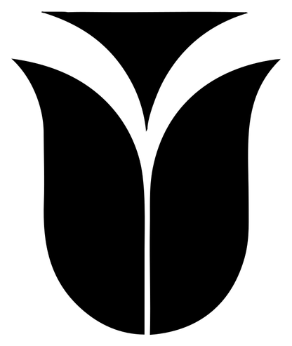 Tulip Flower Bold Logo