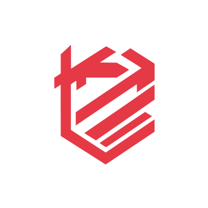 Line Emblem Shield Logo #E63946
