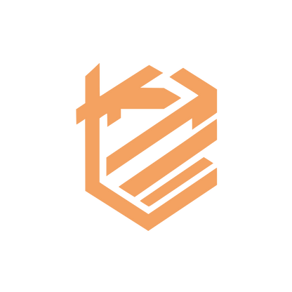 Line Emblem Shield Logo #F4A261
