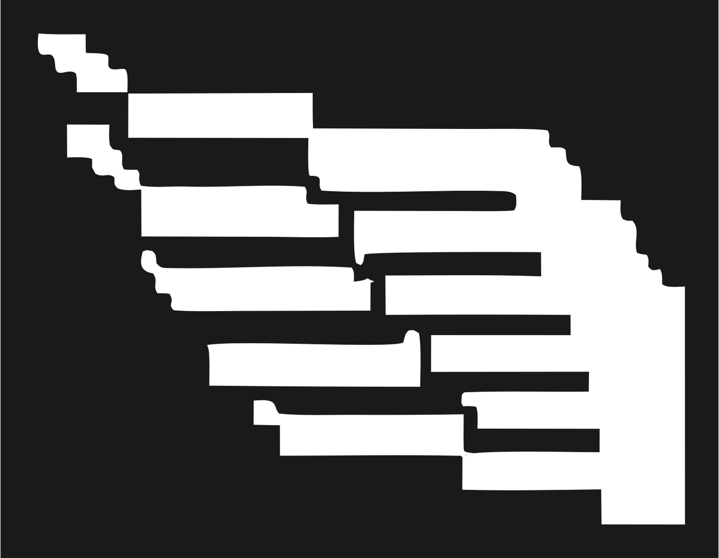 Retro Pixel Feather Logo #1a1a1a/#ffffff