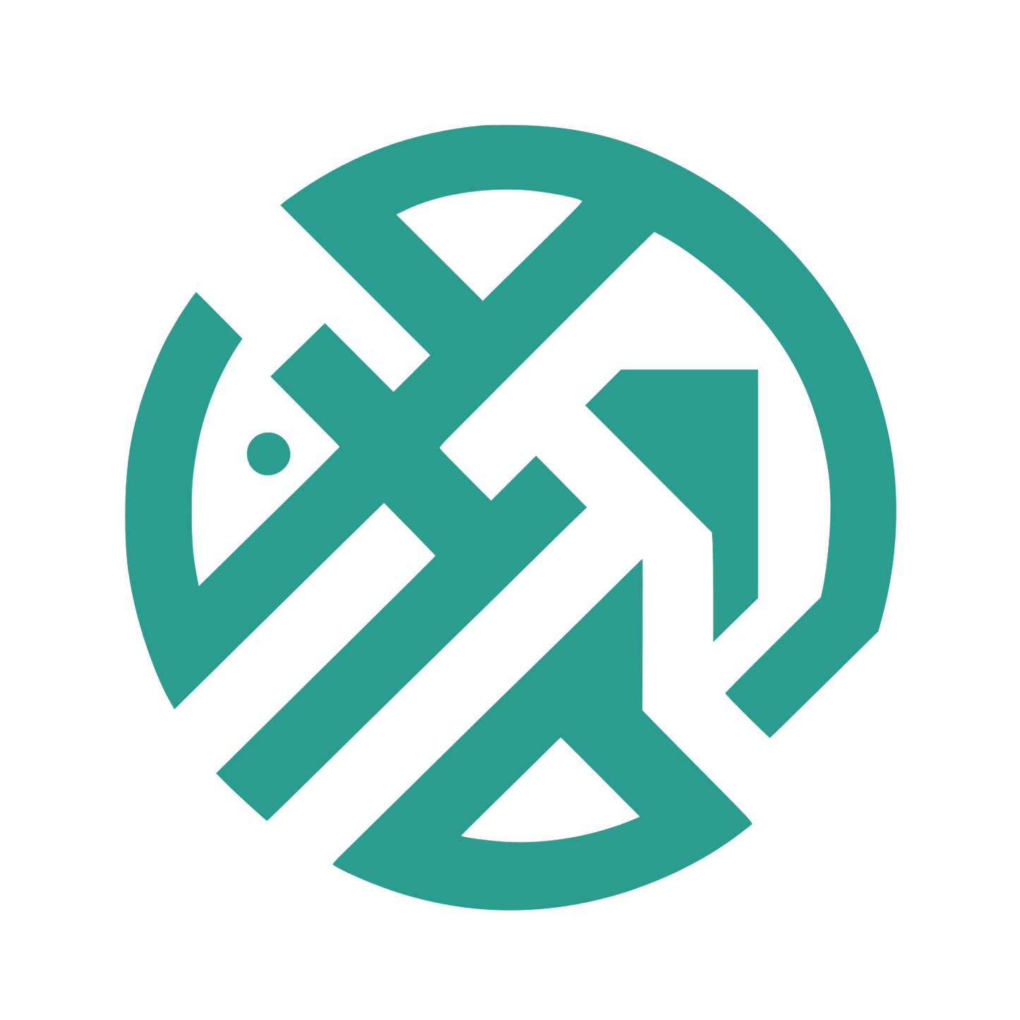 Geometric Circular Logo #2A9D8F
