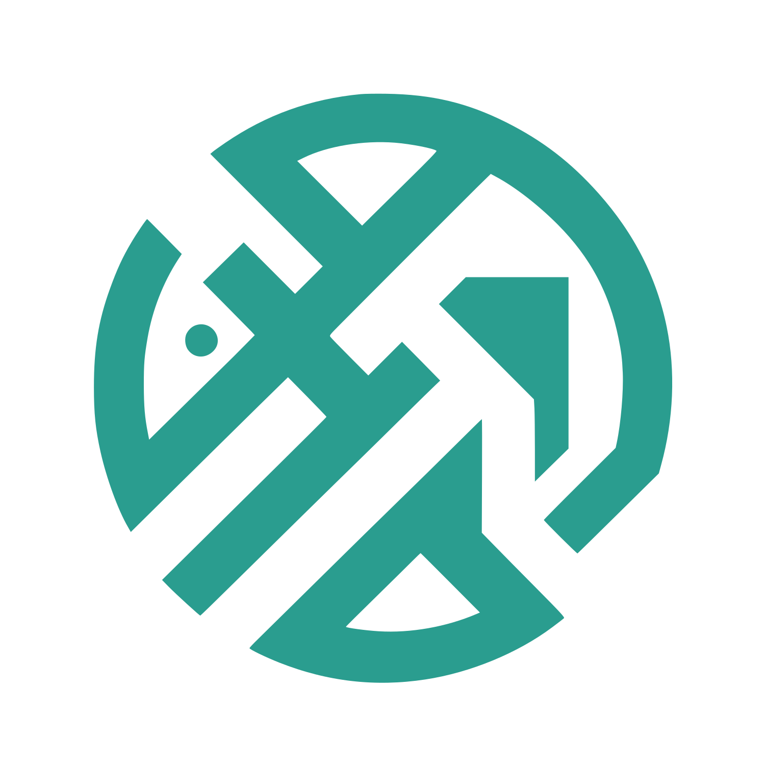Geometric Circular Logo #2A9D8F