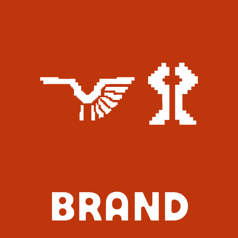 Pixel Wing Cross Logo preview
