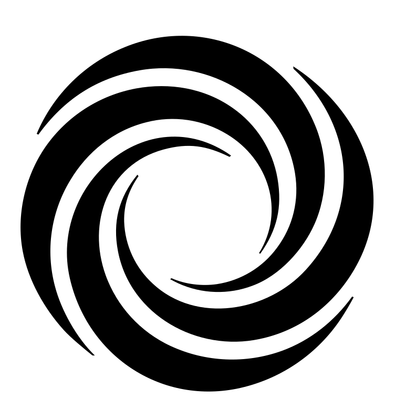 Galaxy Spiral Swirl Logo