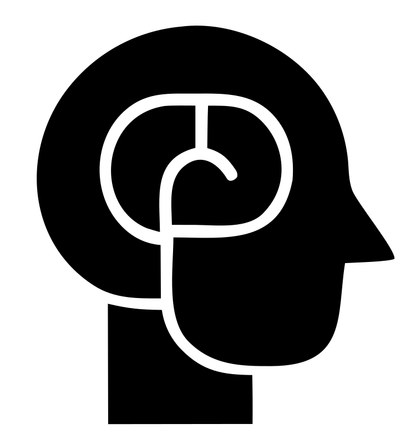 Head Brain Pictogram Logo