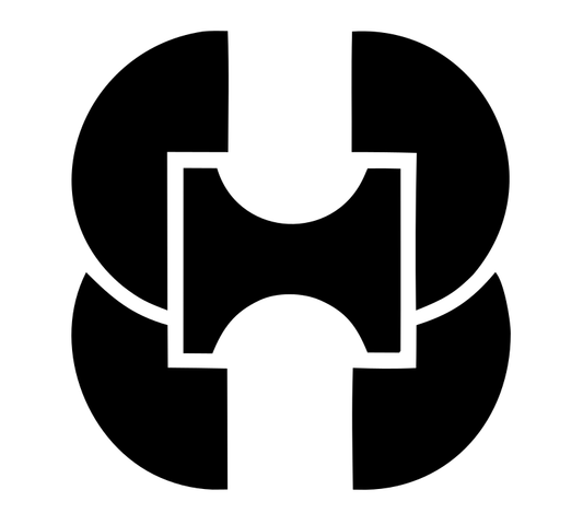 Dual Circle Brain Pictogram Logo