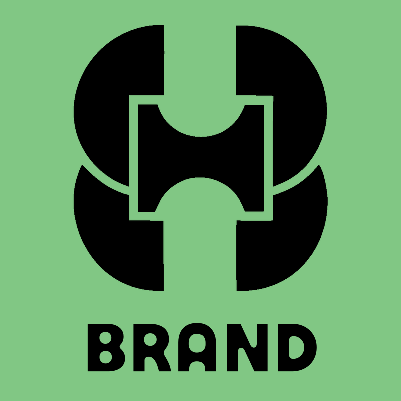 Dual Circle Brain Pictogram Logo preview