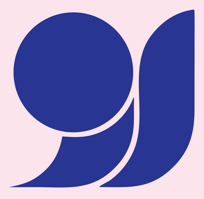 Quotation Mark Brain Logo #fce4ec/#283593