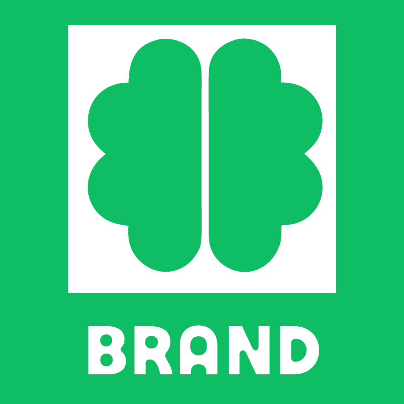 Split Brain Silhouette Logo preview