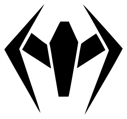 Industrial Spider Drone Logo #ffffff/#000000