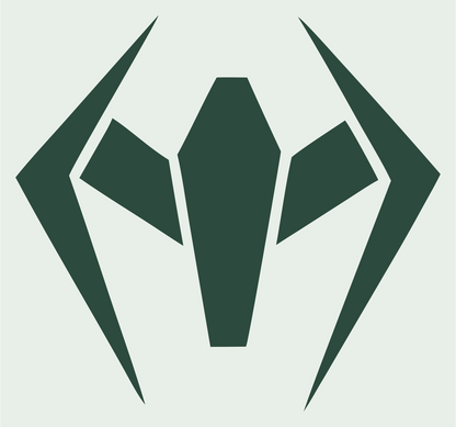 Industrial Spider Drone Logo #e8efe9/#2d4a3e