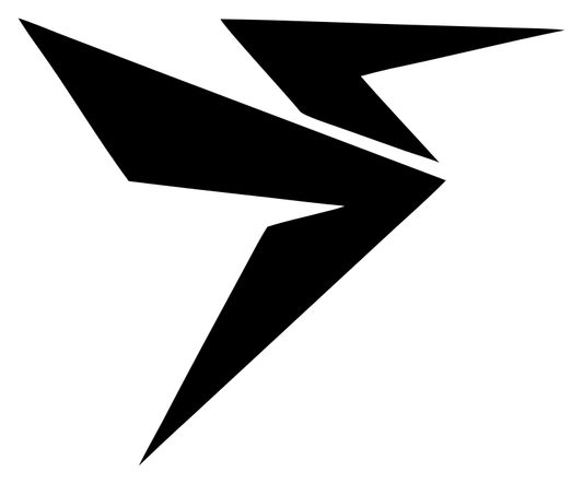 Sharp Lightning Bolt Drone Logo