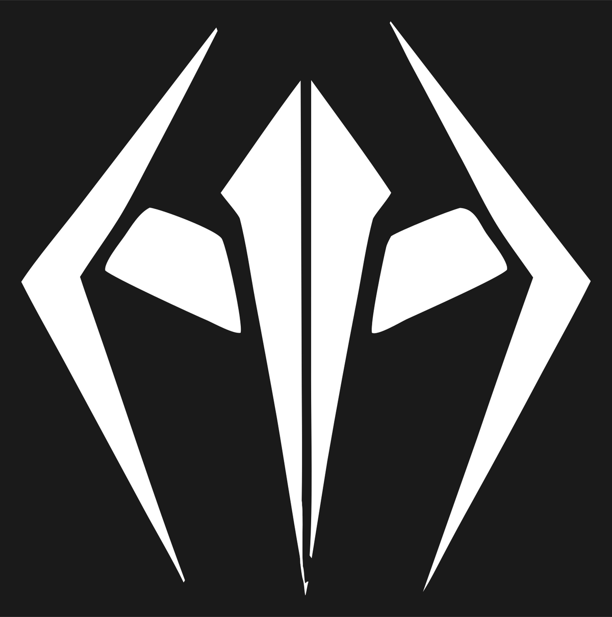 Spider Fang Drone Logo #1a1a1a/#ffffff