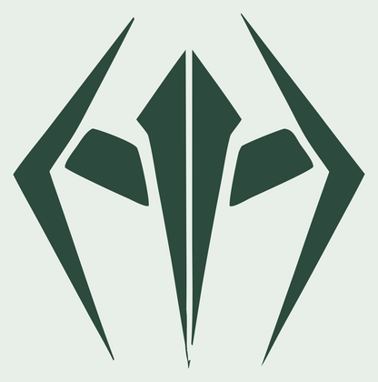 Spider Fang Drone Logo #e8efe9/#2d4a3e
