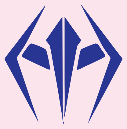 Spider Fang Drone Logo #fce4ec/#283593