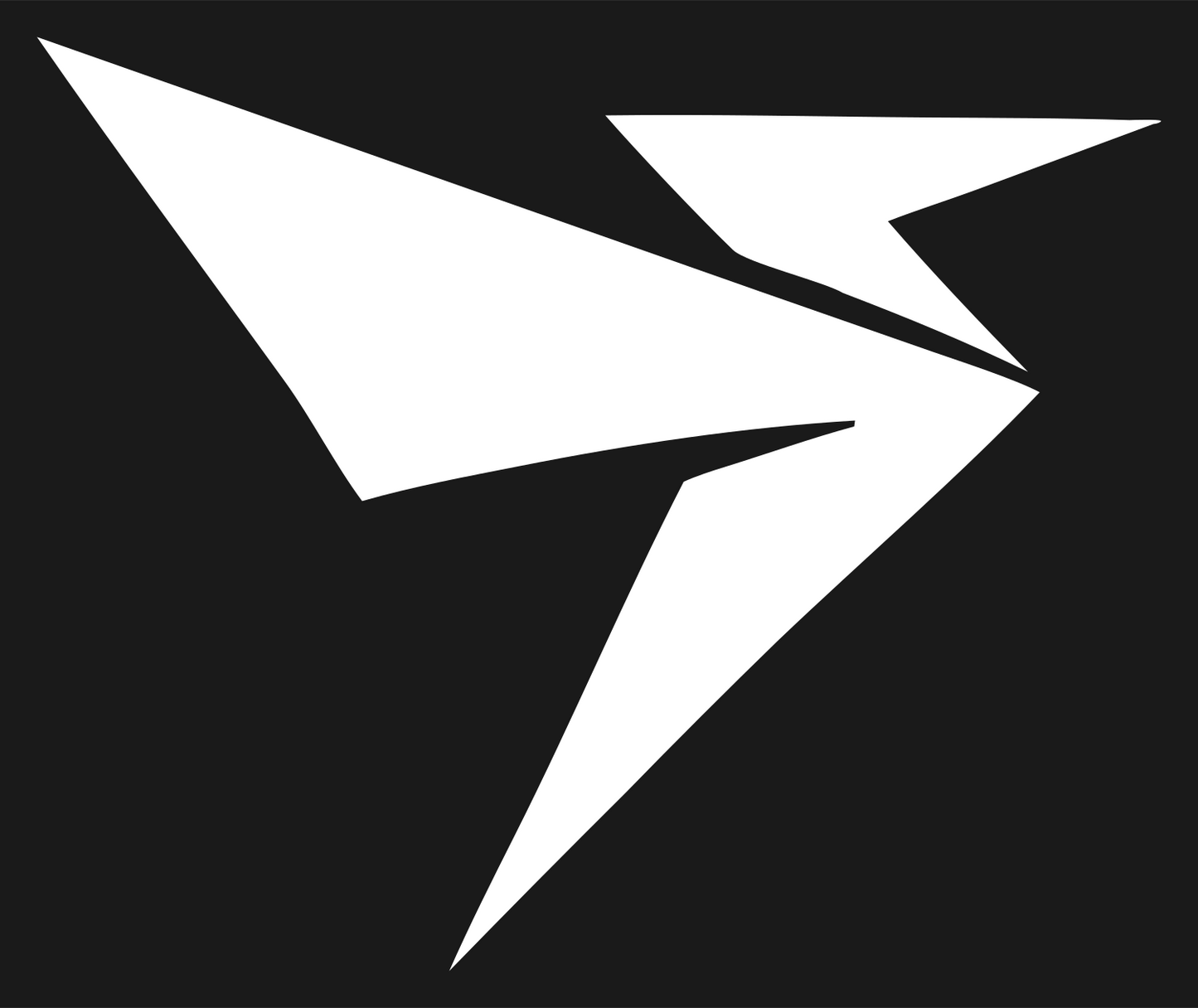 Sharp Wing Drone Logo #1a1a1a/#ffffff