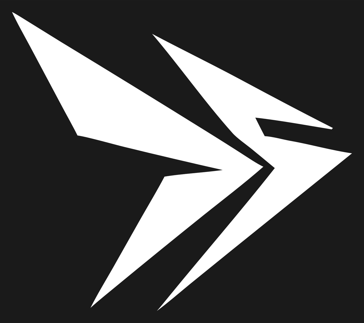 Dart Arrow Flight Logo #1a1a1a/#ffffff