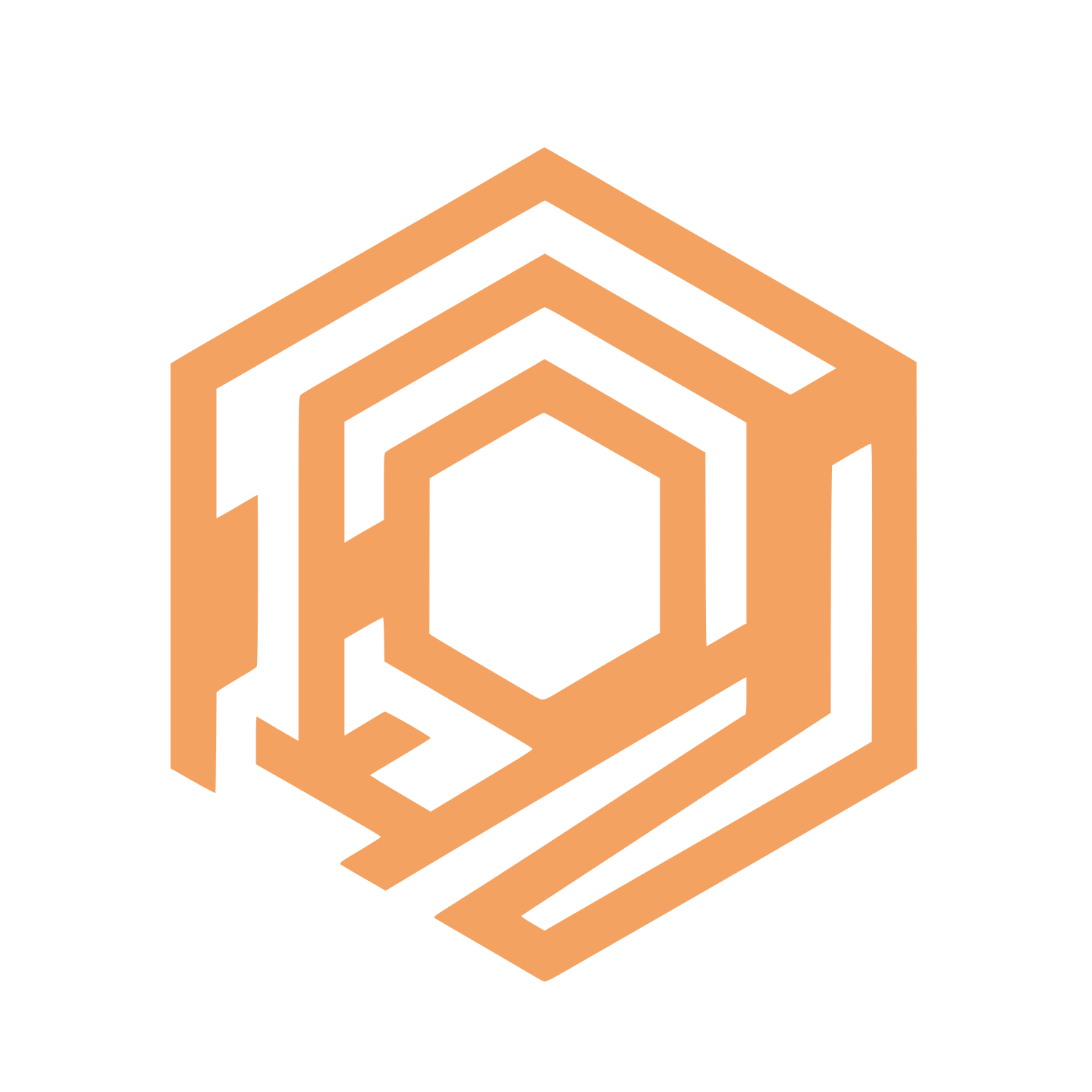 Hexagon Logo #F4A261