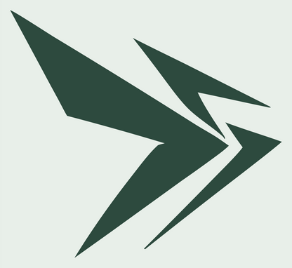 Angled Dart Drone Logo #e8efe9/#2d4a3e