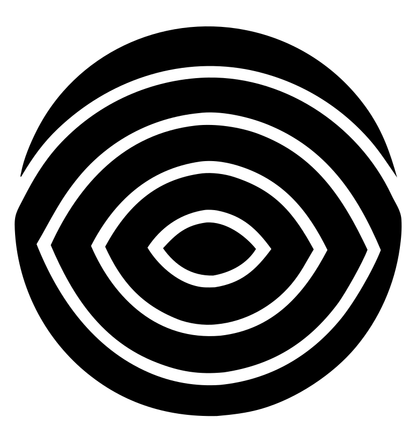 Eye Fingerprint Circle Logo