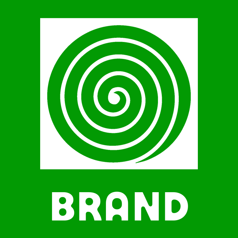 Negative Space Spiral Fingerprint Logo preview
