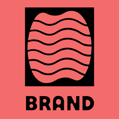 Wave Striped Egg Logo preview