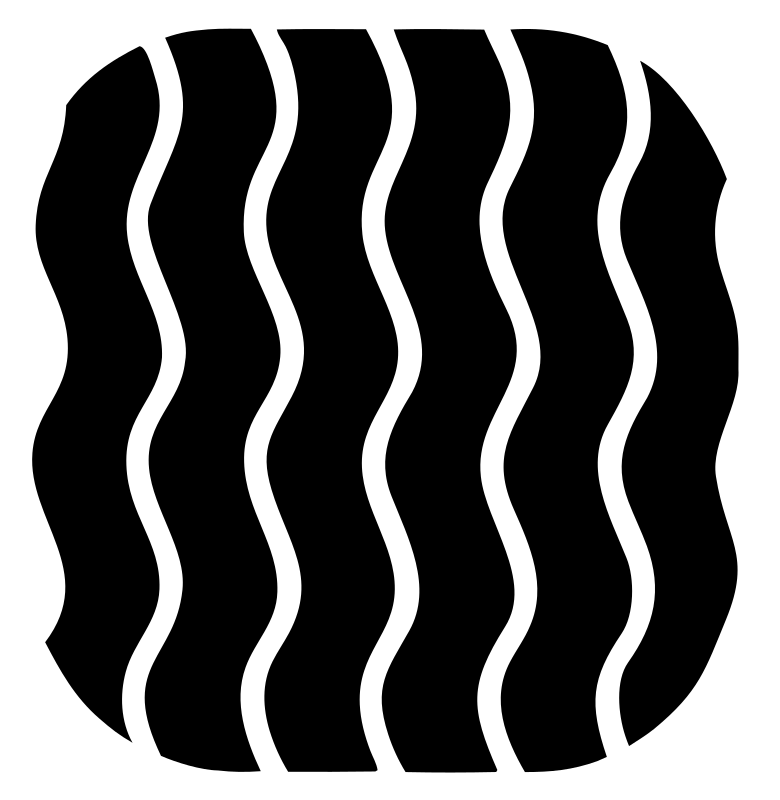 Wavy Lines Rounded Square Logo